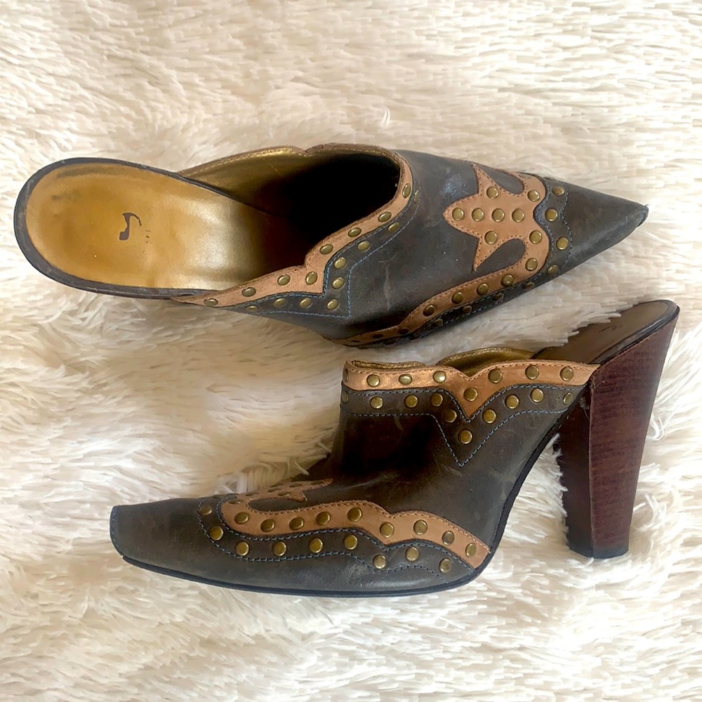 Rare Cole Haan & Nike Air stylish half  boot/ Heel. Vintage comfortable